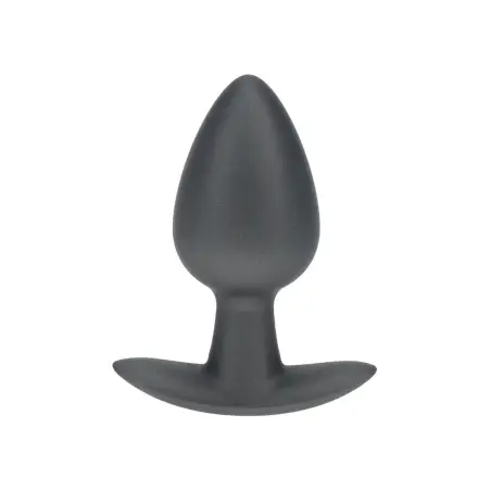 PLUG ANAL SMOOTH SILICONE MEDIUM 3,1 /7,9 CM GUN METAL OUCH!