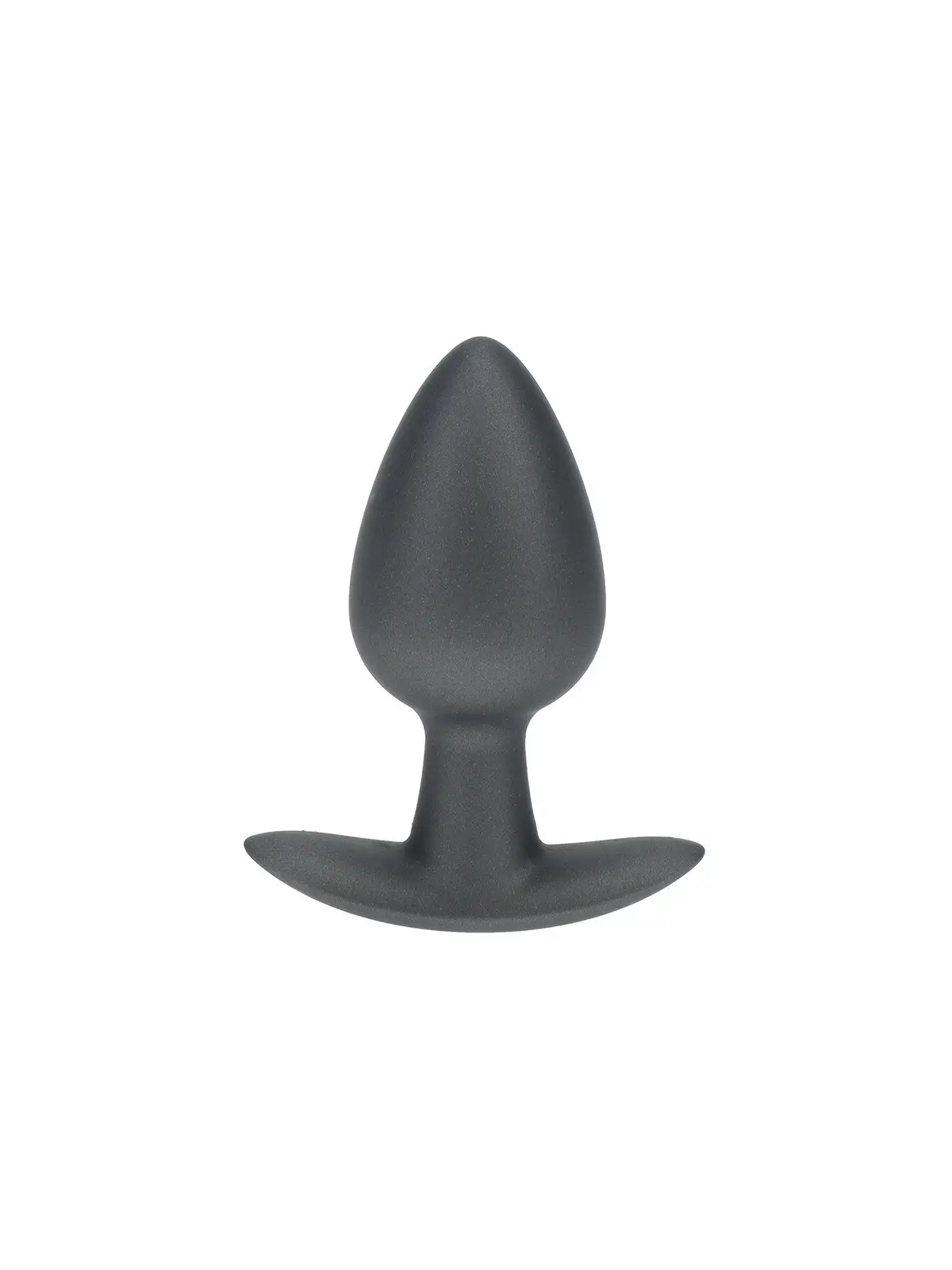 PLUG ANAL SMOOTH SILICONE MEDIUM 3,1 /7,9 CM GUN METAL OUCH!