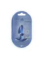 PLUG ANAL SMOOTH SILICONE MEDIUM 3,1 /7,9 CM METALLIC BLUE OUCH!
