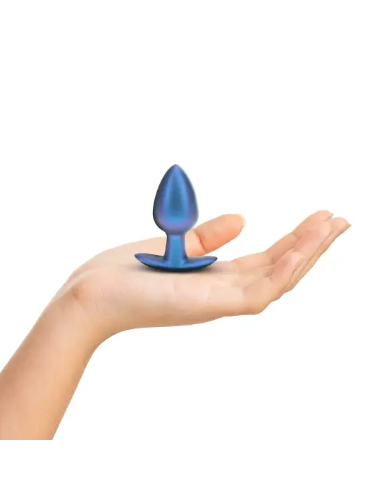 PLUG ANAL SMOOTH SILICONE MEDIUM 3,1 /7,9 CM METALLIC BLUE OUCH!