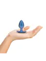 PLUG ANAL SMOOTH SILICONE MEDIUM 3,1 /7,9 CM METALLIC BLUE OUCH!