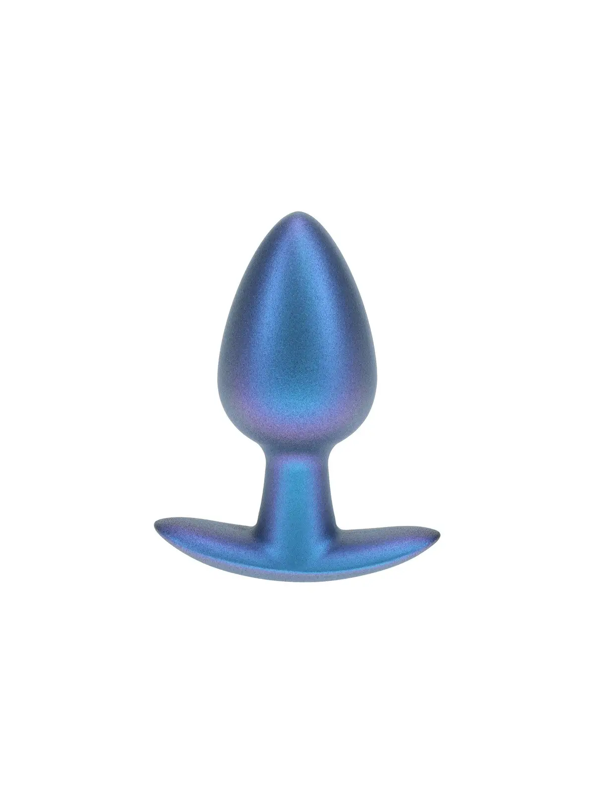 PLUG ANAL SMOOTH SILICONE MEDIUM 3,1 /7,9 CM METALLIC BLUE OUCH!