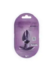 PLUG ANAL SMOOTH SILICONE MEDIUM 3,1 /7,9 CM METALLIC PURPLE OUCH!
