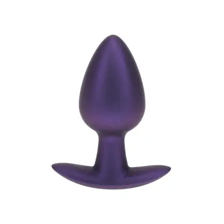 PLUG ANAL SMOOTH SILICONE MEDIUM 3,1 /7,9 CM METALLIC PURPLE OUCH!