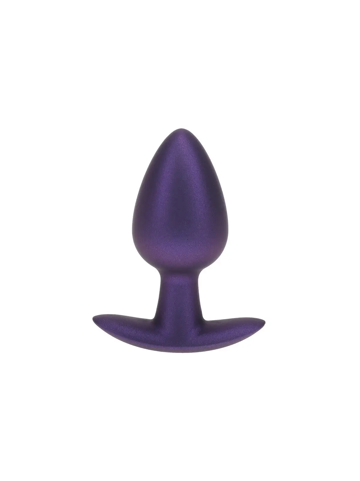 PLUG ANAL SMOOTH SILICONE MEDIUM 3,1 /7,9 CM METALLIC PURPLE OUCH!