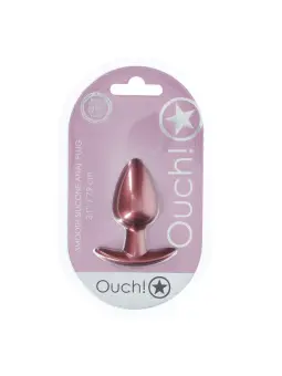 PLUG ANAL SMOOTH SILICONE MEDIUM 3,1 /7,9 CM ROSE GOLD OUCH!