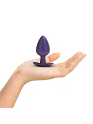 PLUG ANAL SMOOTH SILICONE LARGE 3,5 /8,9 CM METALLIC PURPLE OUCH!