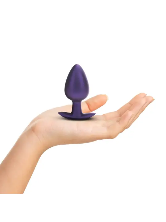 PLUG ANAL SMOOTH SILICONE LARGE 3,5 /8,9 CM METALLIC PURPLE OUCH!