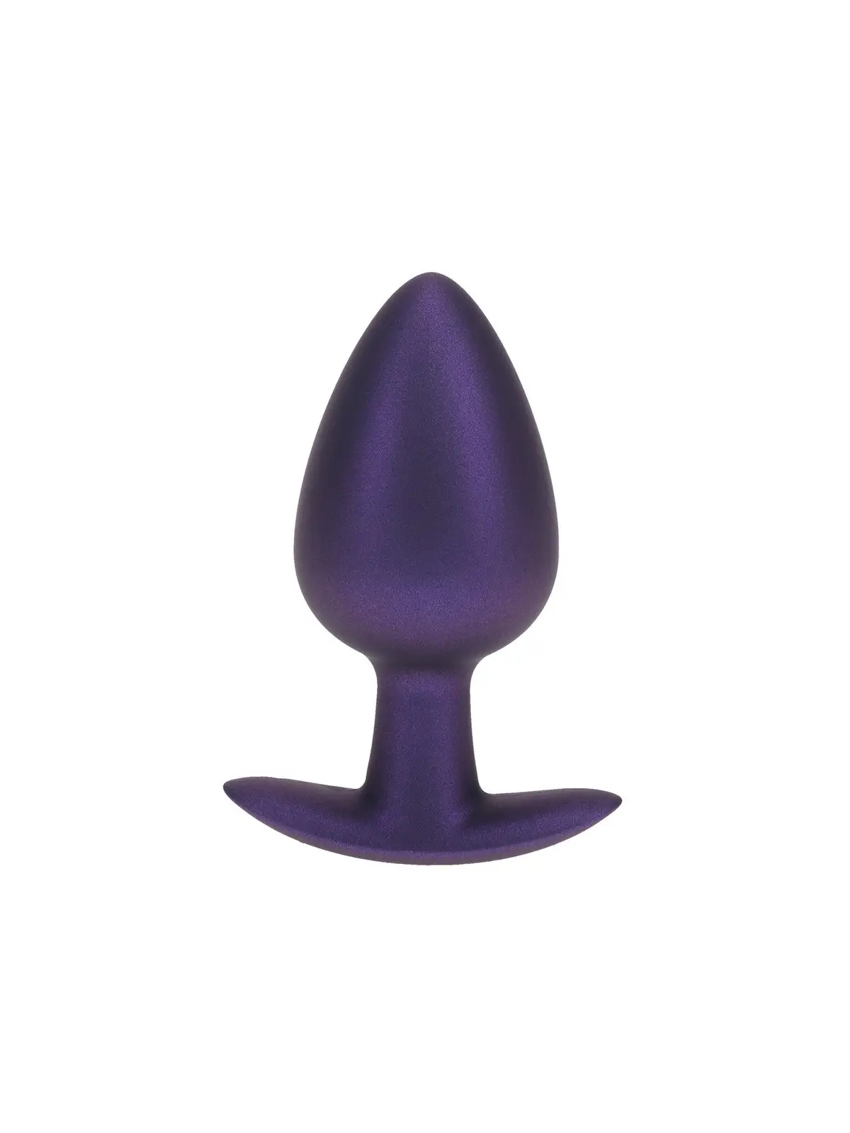 PLUG ANAL SMOOTH SILICONE LARGE 3,5 /8,9 CM METALLIC PURPLE OUCH!