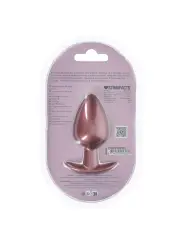 PLUG ANAL SMOOTH SILICONE LARGE 3,5 /8,9 CM ROSE GOLD OUCH!