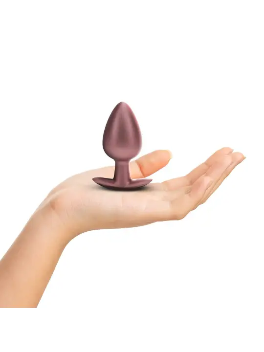 PLUG ANAL SMOOTH SILICONE LARGE 3,5 /8,9 CM ROSE GOLD OUCH!