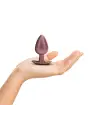 PLUG ANAL SMOOTH SILICONE LARGE 3,5 /8,9 CM ROSE GOLD OUCH!