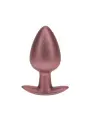 PLUG ANAL SMOOTH SILICONE LARGE 3,5 /8,9 CM ROSE GOLD OUCH!