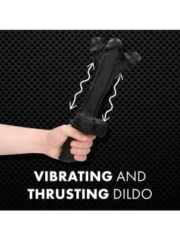 MÁQUINA DE SEXO HAND HELD DE SILICONE LÍQUIDO PRETA OUCH!