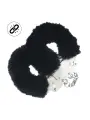ALGEMAS COM PELÚCIA HEAVY-DUTY FLUFFY PRETAS OUCH!