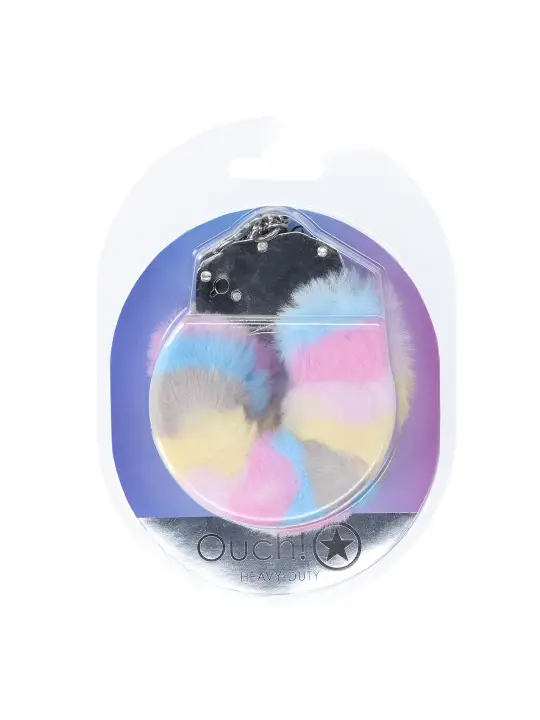 ALGEMAS COM PELÚCIA HEAVY-DUTY FLUFFY MULTICOLOR 2 OUCH!