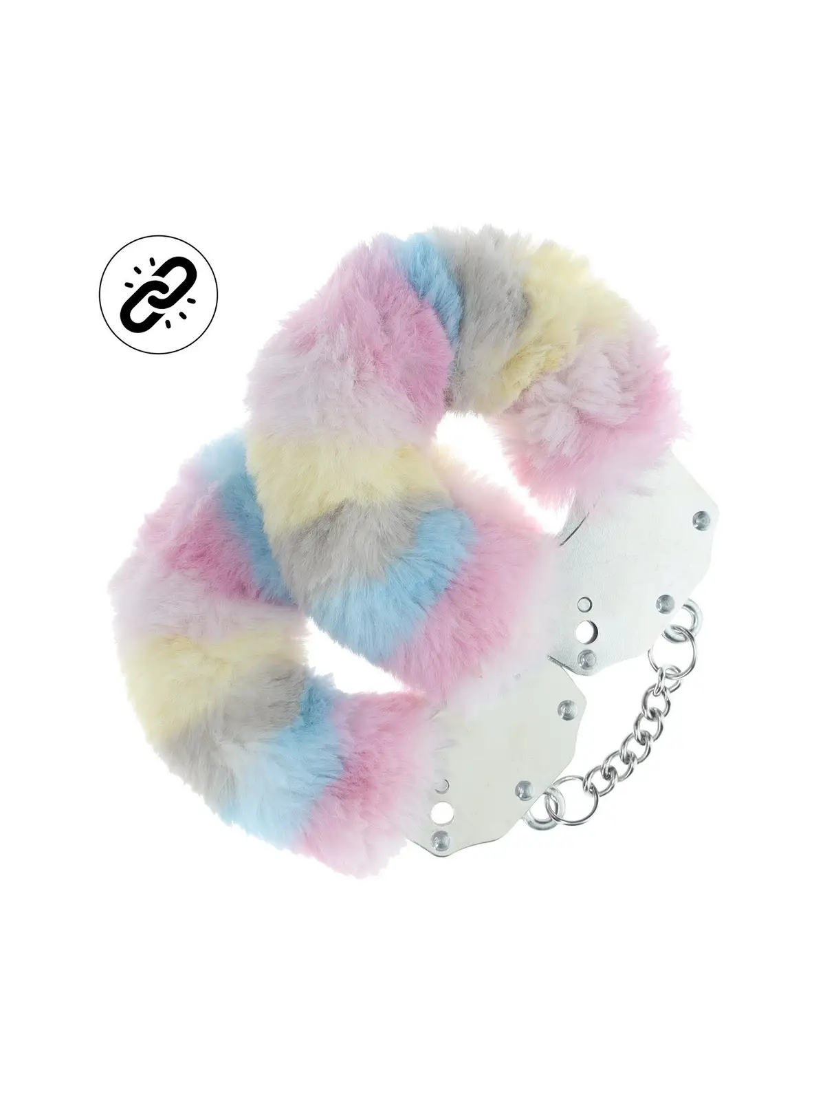 ALGEMAS COM PELÚCIA HEAVY-DUTY FLUFFY MULTICOLOR 2 OUCH!