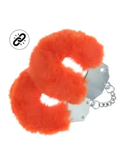 ALGEMAS COM PELÚCIA HEAVY-DUTY FLUFFY LARANJA OUCH!