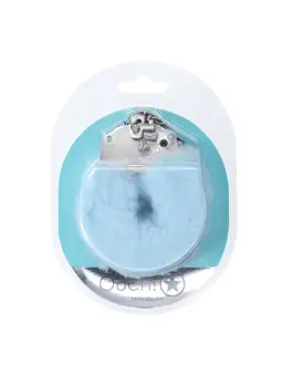 ALGEMAS COM PELÚCIA HEAVY-DUTY FLUFFY POWDER BLUE OUCH!