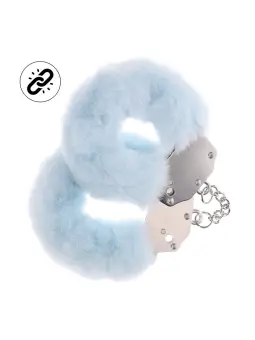 ALGEMAS COM PELÚCIA HEAVY-DUTY FLUFFY POWDER BLUE OUCH!