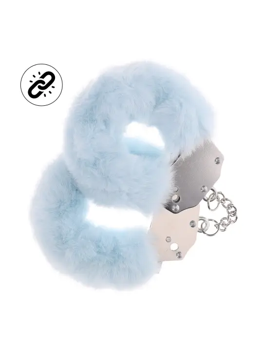 ALGEMAS COM PELÚCIA HEAVY-DUTY FLUFFY POWDER BLUE OUCH!