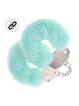 ALGEMAS COM PELÚCIA HEAVY-DUTY FLUFFY POWDER GREEN OUCH!