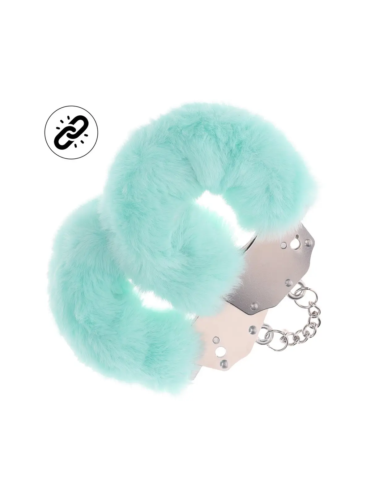 ALGEMAS COM PELÚCIA HEAVY-DUTY FLUFFY POWDER GREEN OUCH!
