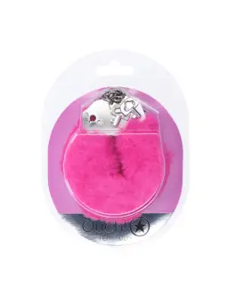 ALGEMAS COM PELÚCIA HEAVY-DUTY FLUFFY ROSA OUCH!