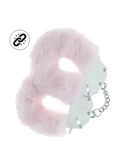 ALGEMAS COM PELÚCIA HEAVY-DUTY FLUFFY POWDER ROSA OUCH!