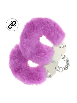 ALGEMAS COM PELÚCIA HEAVY-DUTY FLUFFY ROXO OUCH!