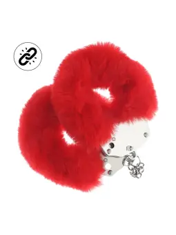 ALGEMAS COM PELÚCIA HEAVY-DUTY FLUFFY VERMELHO OUCH!
