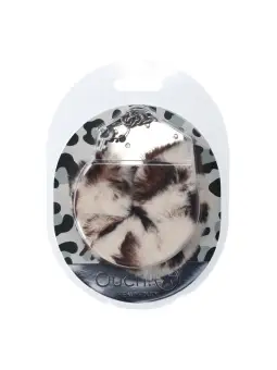ALGEMAS COM PELÚCIA HEAVY-DUTY FLUFFY SNOW LEOPARD OUCH! 