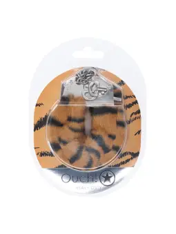 ALGEMAS COM PELÚCIA HEAVY-DUTY FLUFFY TIGER OUCH!