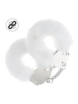 ALGEMAS COM PELÚCIA HEAVY-DUTY FLUFFY BRANCO OUCH!