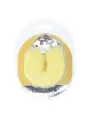 ALGEMAS COM PELÚCIA HEAVY-DUTY FLUFFY AMARELO OUCH!