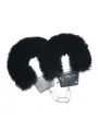 ALGEMAS COM PELUCHE CLASSIC FLUFFY PRETO OUCH!