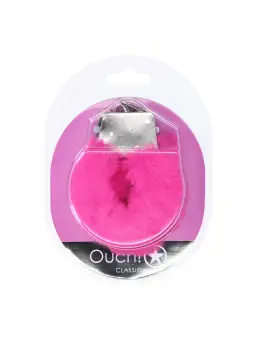 ALGEMAS COM PELUCHE CLASSIC FLUFFY ROSA OUCH!