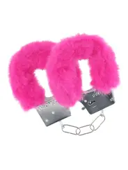 ALGEMAS COM PELUCHE CLASSIC FLUFFY ROSA OUCH!