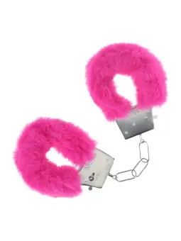 ALGEMAS COM PELUCHE CLASSIC FLUFFY ROSA OUCH!