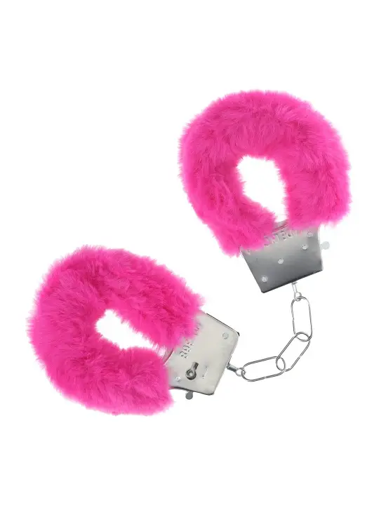 ALGEMAS COM PELUCHE CLASSIC FLUFFY ROSA OUCH!