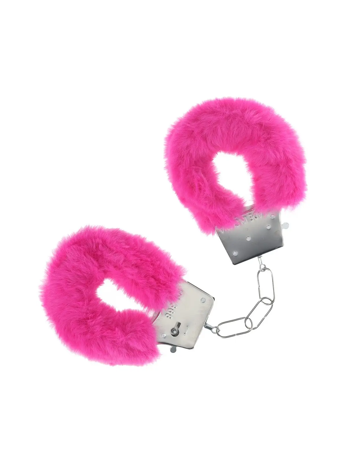ALGEMAS COM PELUCHE CLASSIC FLUFFY ROSA OUCH!