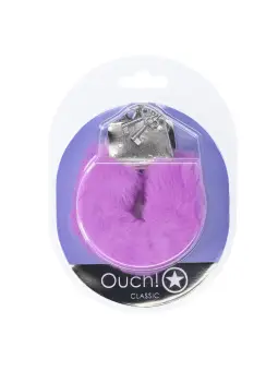 ALGEMAS COM PELUCHE CLASSIC FLUFFY ROXO OUCH!