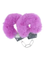 ALGEMAS COM PELUCHE CLASSIC FLUFFY ROXO OUCH!