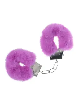 ALGEMAS COM PELUCHE CLASSIC FLUFFY ROXO OUCH!