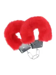 ALGEMAS COM PELUCHE CLASSIC FLUFFY VERMELHO OUCH!