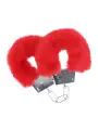 ALGEMAS COM PELUCHE CLASSIC FLUFFY VERMELHO OUCH!