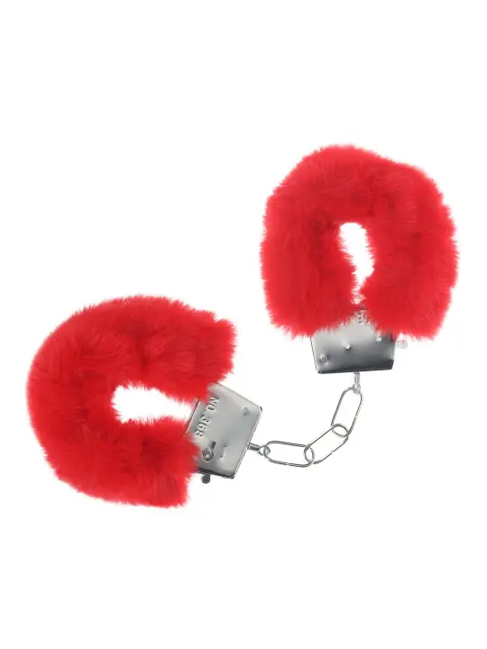 ALGEMAS COM PELUCHE CLASSIC FLUFFY VERMELHO OUCH!
