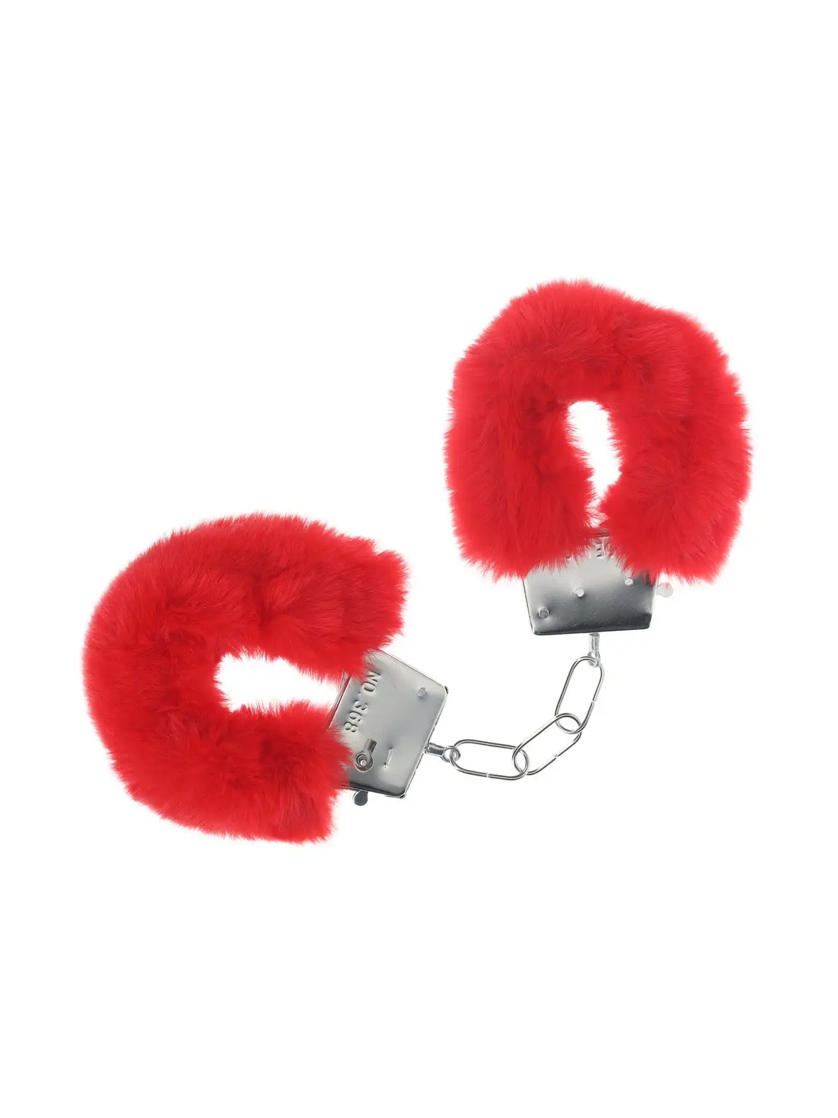 ALGEMAS COM PELUCHE CLASSIC FLUFFY VERMELHO OUCH!