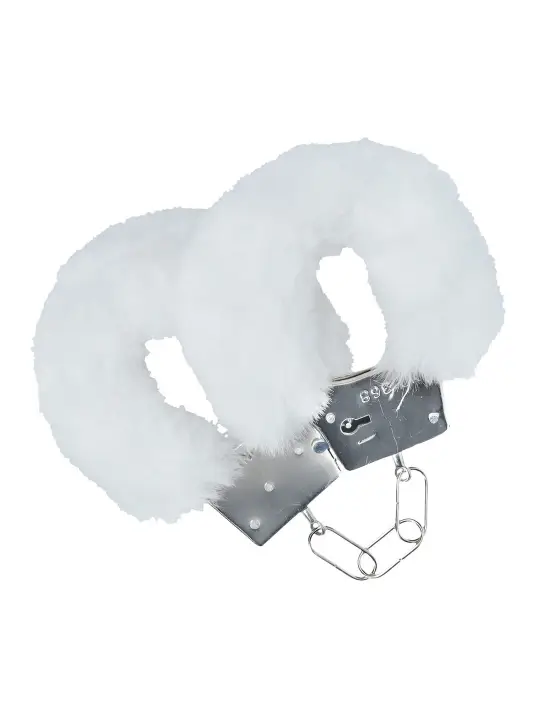 ALGEMAS COM PELUCHE CLASSIC FLUFFY BRANCO OUCH!