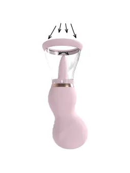 BOMBA RECARREGÁVEL PARA VULVA E SEIOS SENSUAL ROSA PUMPED